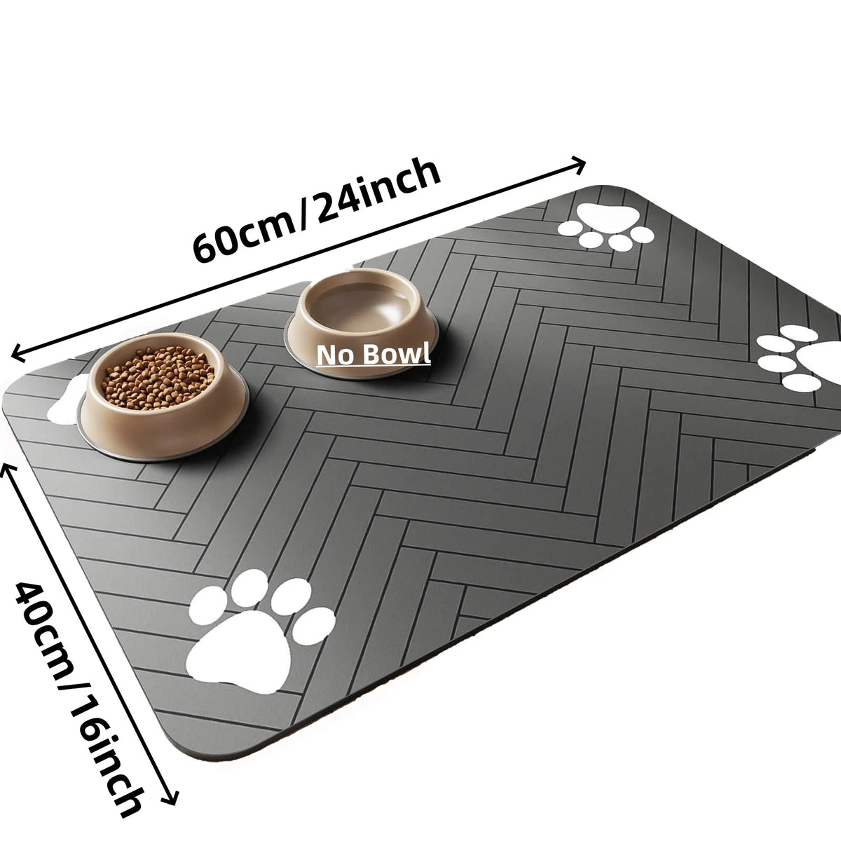 Absorbent Pet Placemat For Food and Water Dish
