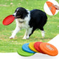 Dog Flying Discs Rubber Bite Resistant  Chew Toy