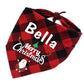 Personalized Dog Cat Christmas Collar Bandana