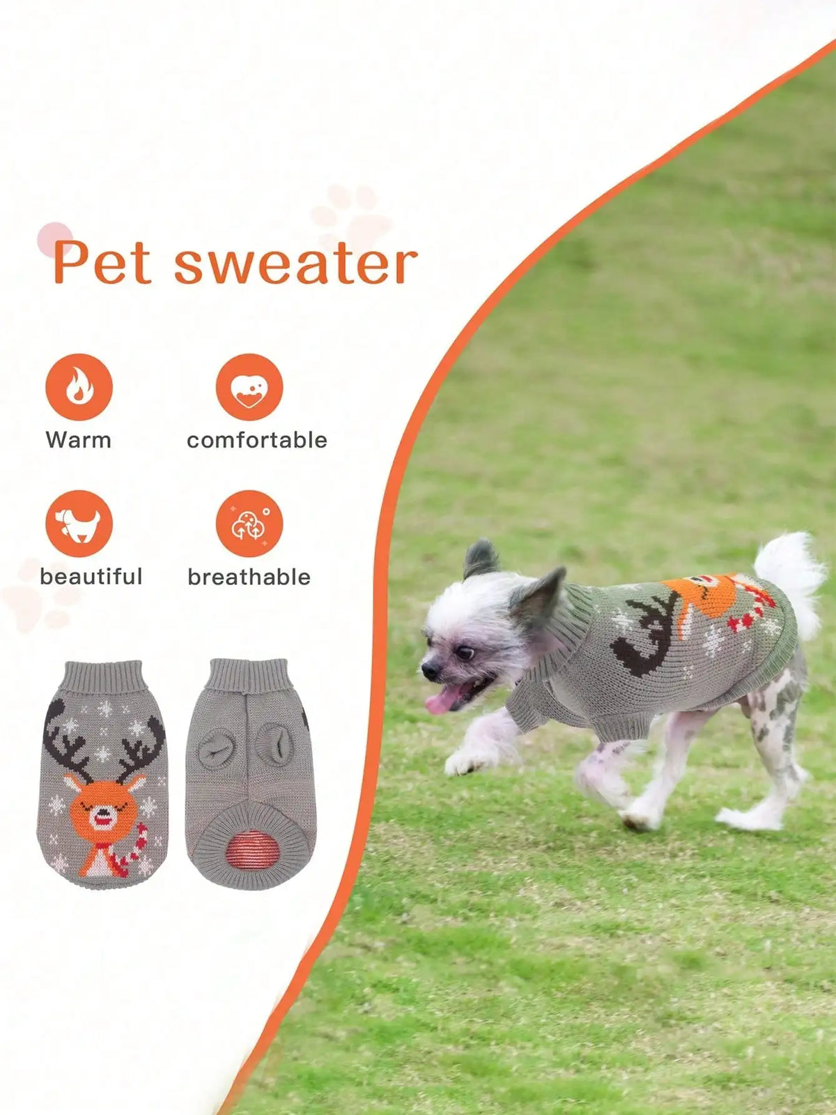 Graphic Christmas Pet Sweaters