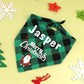 Personalized Dog Cat Christmas Collar Bandana