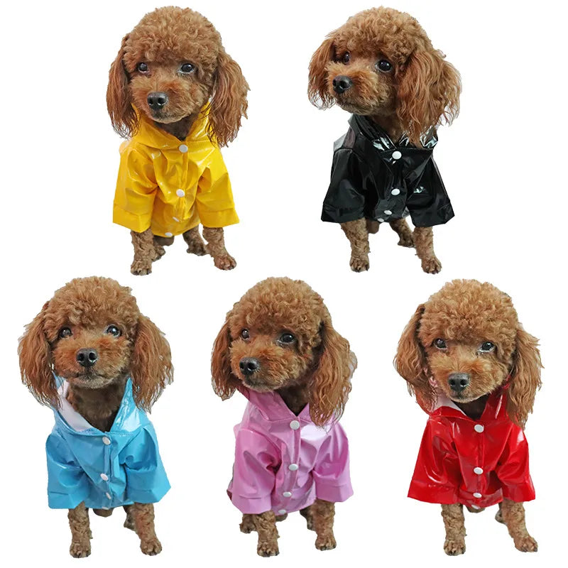 Waterproof Dog Raincoat Reflective Pet Poncho