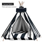 Pet Teepee Bed with Cushion