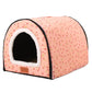 Warm Dog House Comfortable Print Stars Kennel Mat