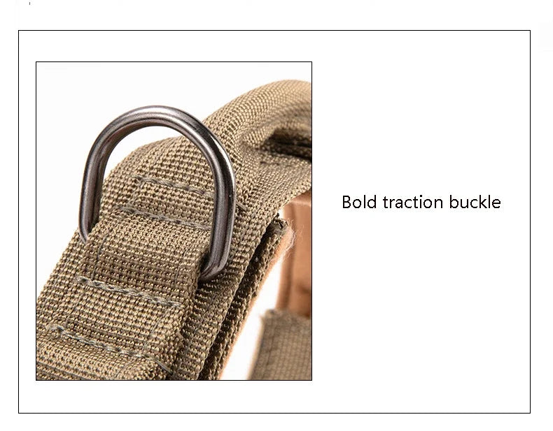 Heavy Duty Tactical Dog Collar with Handle
