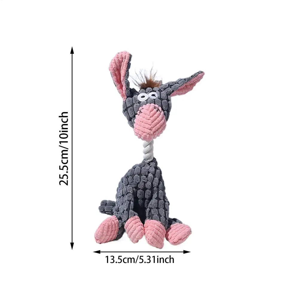 Corduroy Plush Chew Toy For Dogs
