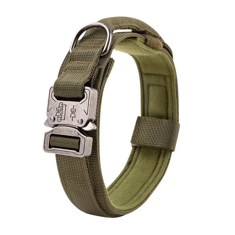 Heavy Duty Tactical Dog Collar with Handle