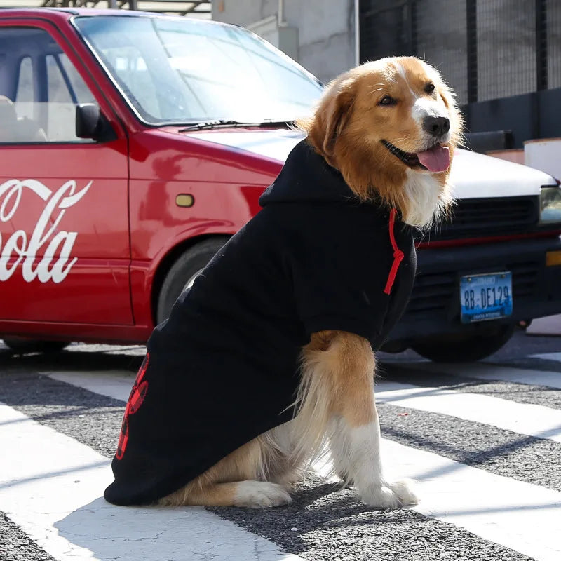 Thick Paw Print or Heart Print Pet Hoodie