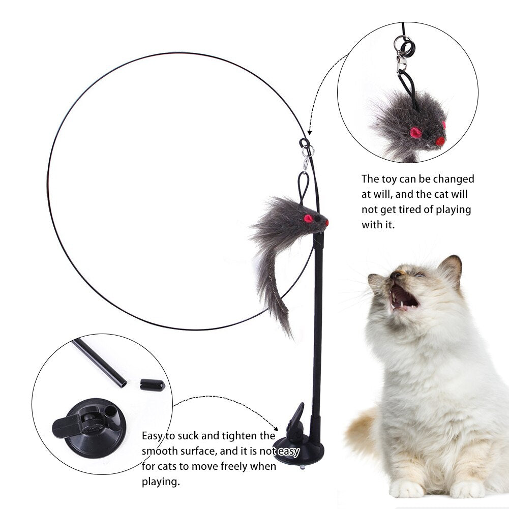 Handfree Bird/Feather Cat Wand