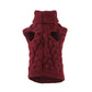 Classic Warm Winter Solid Pet Sweater for Small Dogs