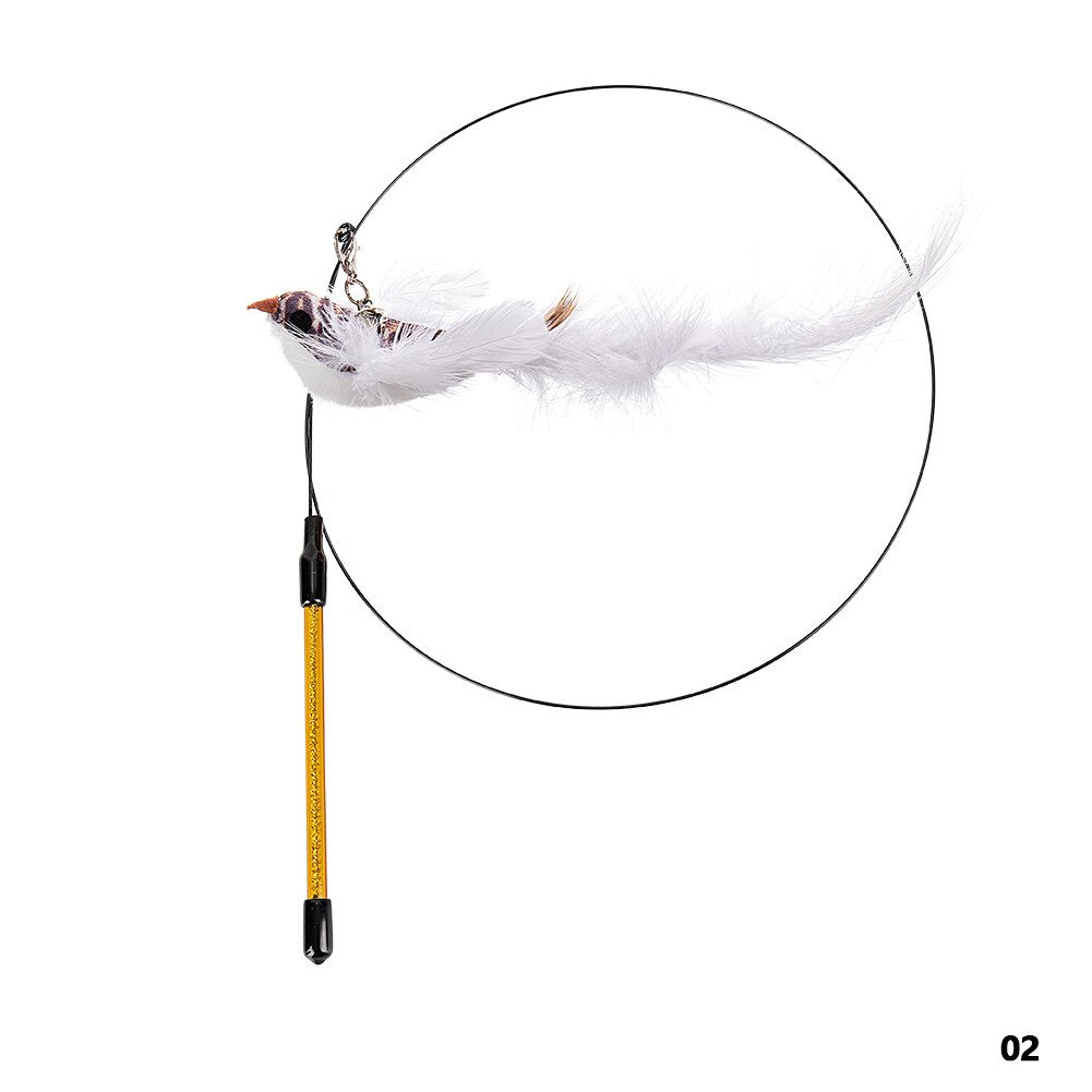 Handfree Bird/Feather Cat Wand