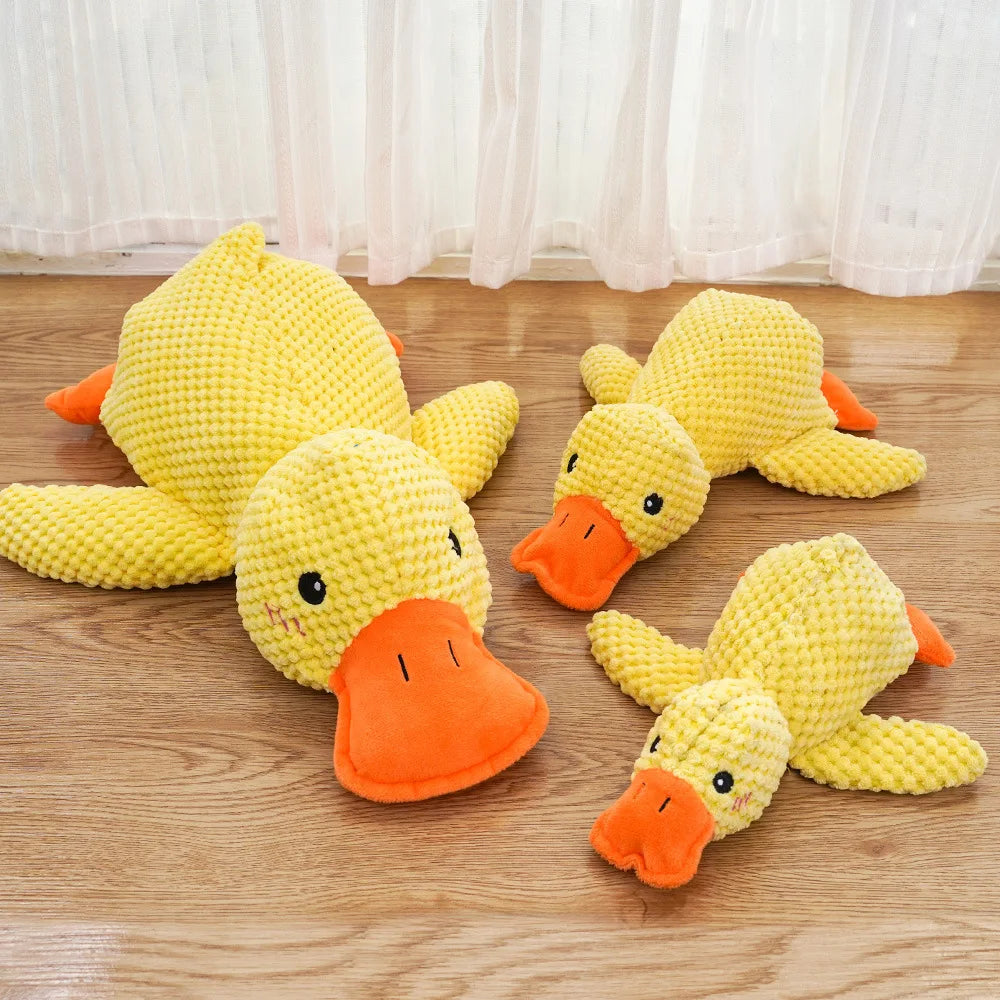 Cute Plush Duck Squeak Toy