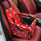 Breathable Pets Carrier Car Seat Basket Safe Travel Carrier