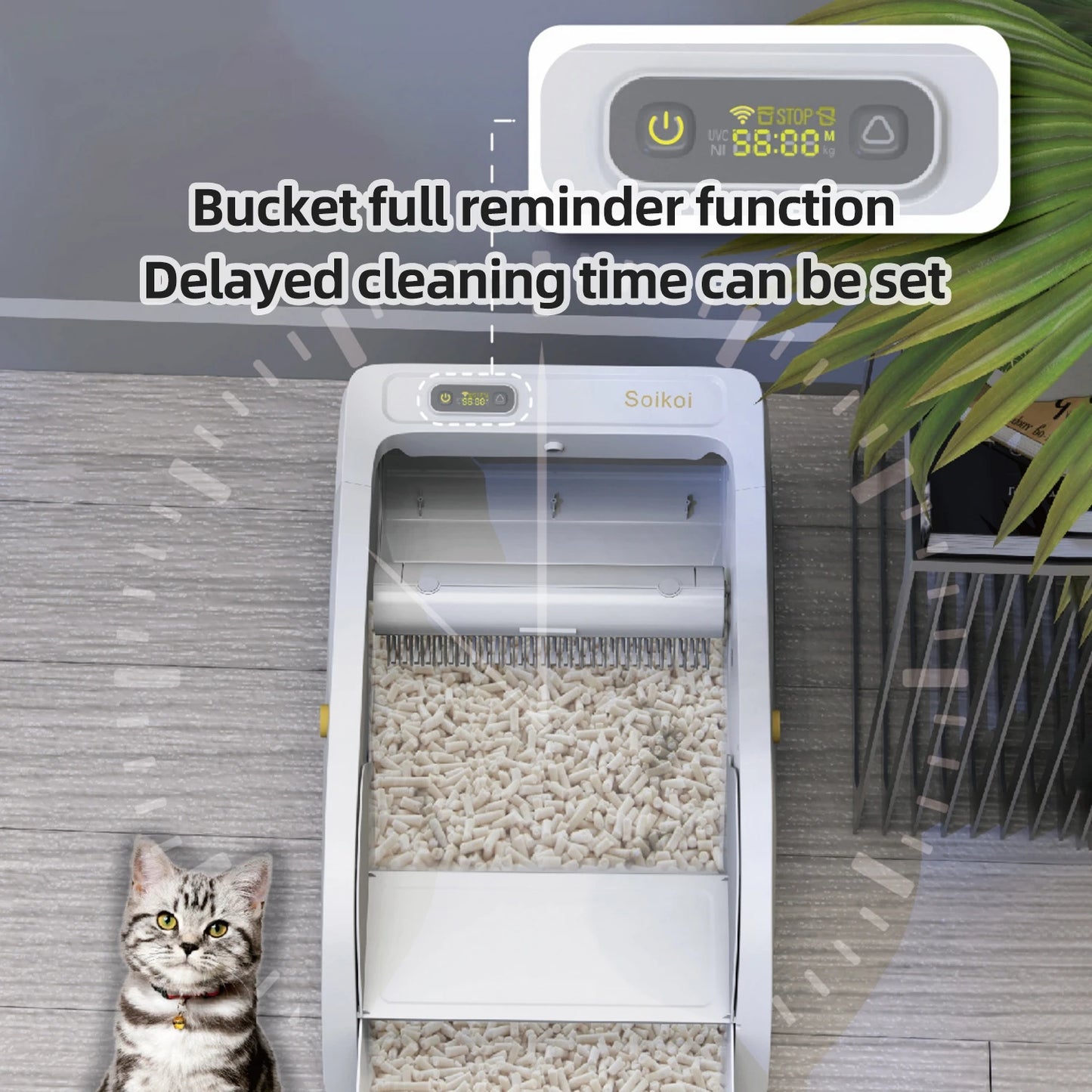 Auto Cat Litter Box Electric Self Clean Sandbox