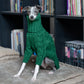 Green turtleneck thickened pet sweater