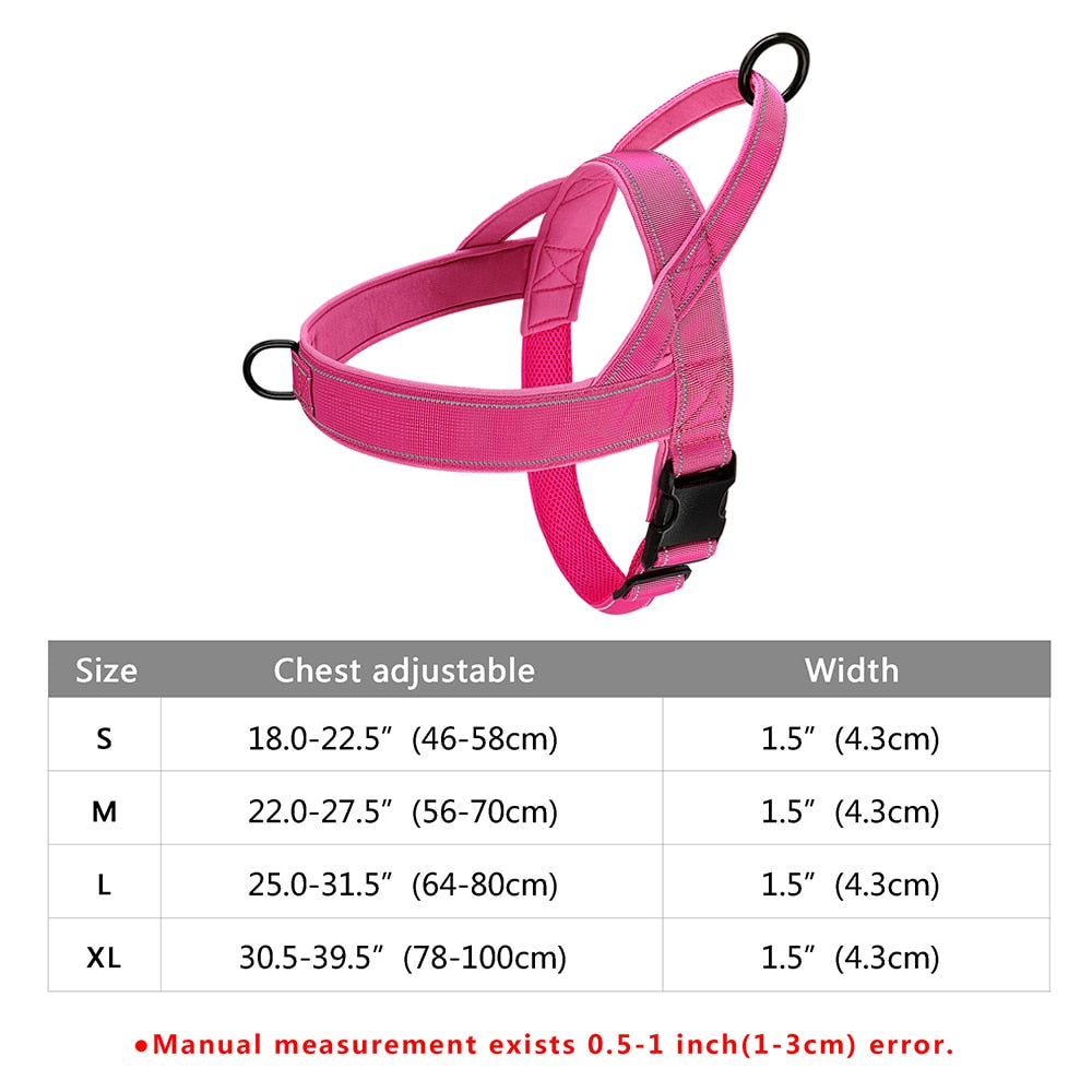 No Pull Dog Harness Soft & Reflective