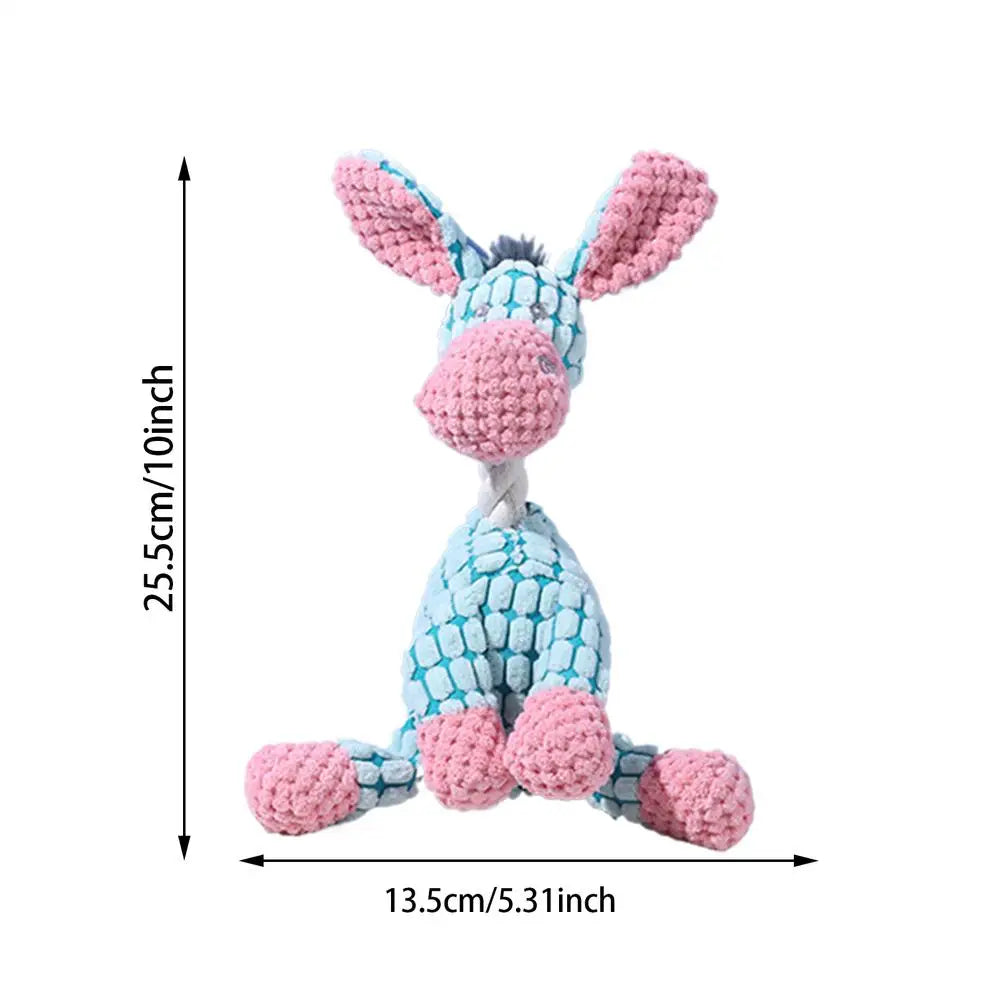 Corduroy Plush Chew Toy For Dogs