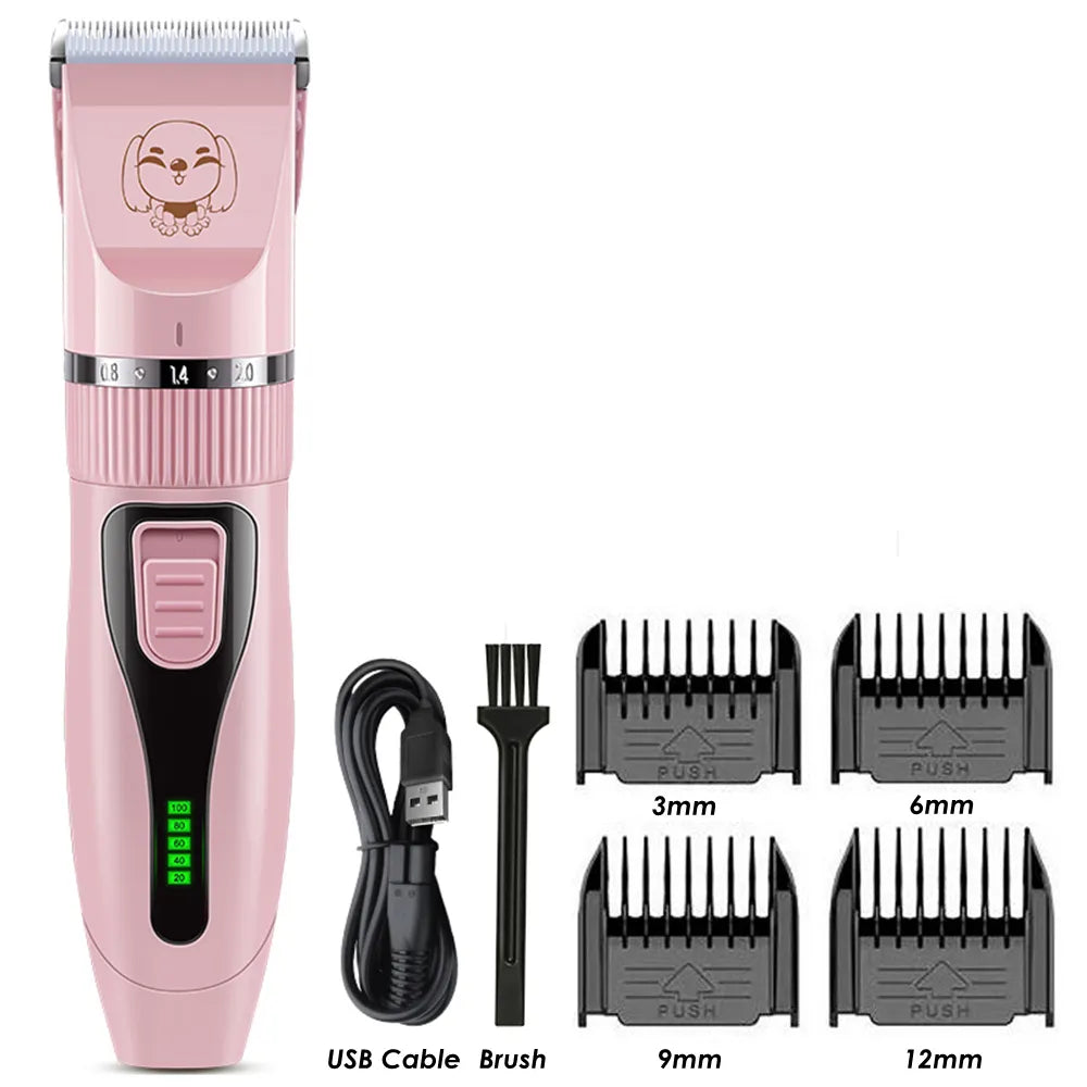 Electrical Pet Clipper Professional Grooming Kit Rechargeable