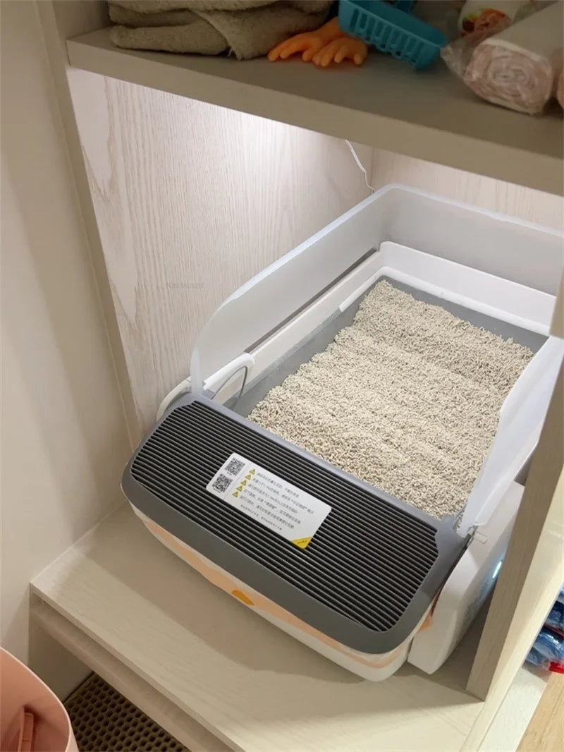 Self-cleaning Open Cat Litter Box Automatic Intelligent