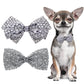 Exquisite Pet Dog Bowtie Dog Bows Diamond Shining Grooming Slidable