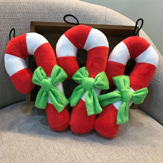 1 pc Christmas Candy Squeak Toy