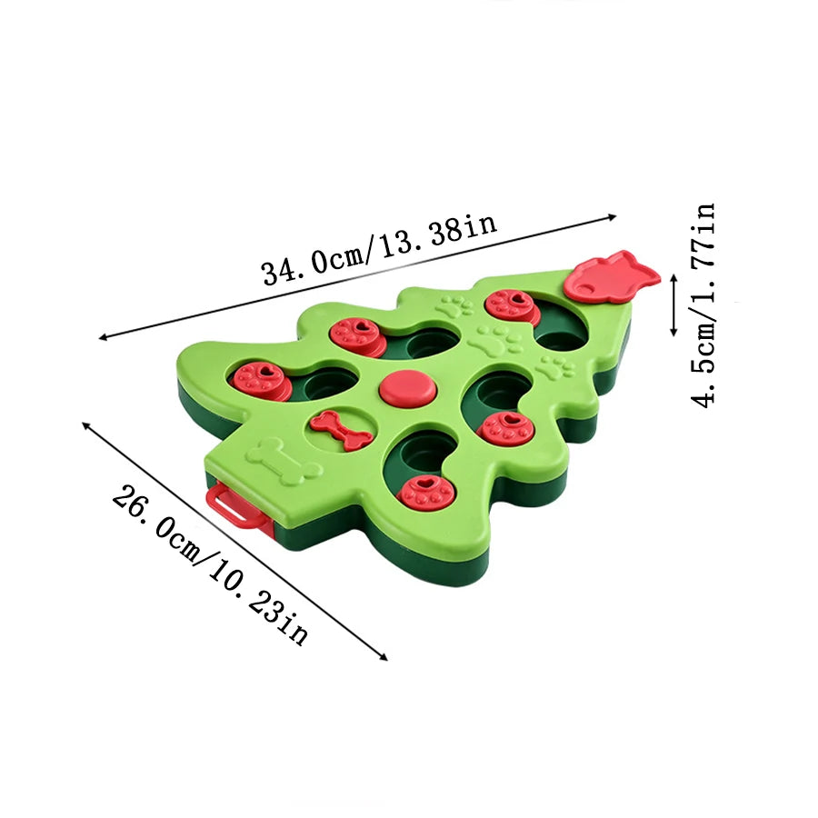 Toy puzzle feeding tray Christmas Tree