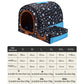 Warm Dog House Comfortable Print Stars Kennel Mat