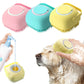 Pet Shower Brush Silicone Material Dog Bath Massage Hair Cleaning