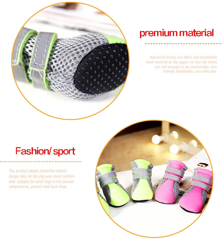 Reflective Waterproof Pet Shoes