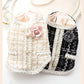 Sweet Petco Bordered Fragrant Short Vest Coat