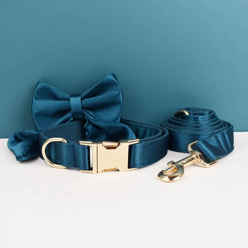 Luxury Personalized Pet Collar & Leash set