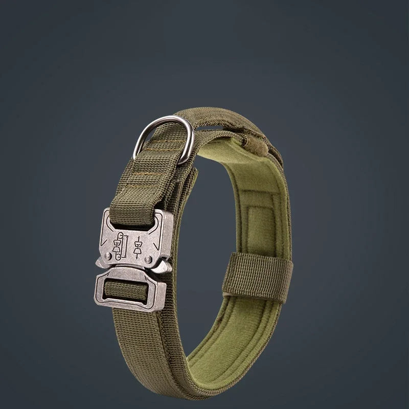 Heavy Duty Tactical Dog Collar with Handle