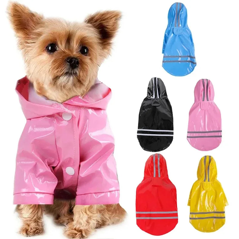 Dog Raincoat Reflective Waterproof