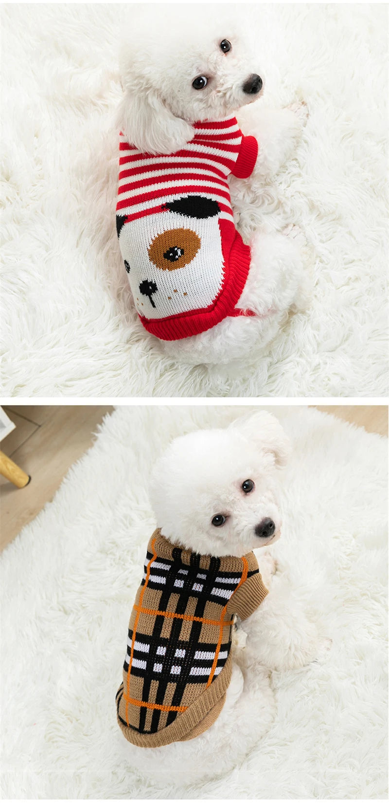 Christmas New Year Pet Winter Sweater