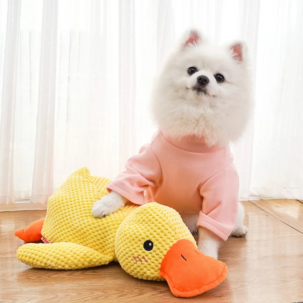 Cute Plush Duck Squeak Toy