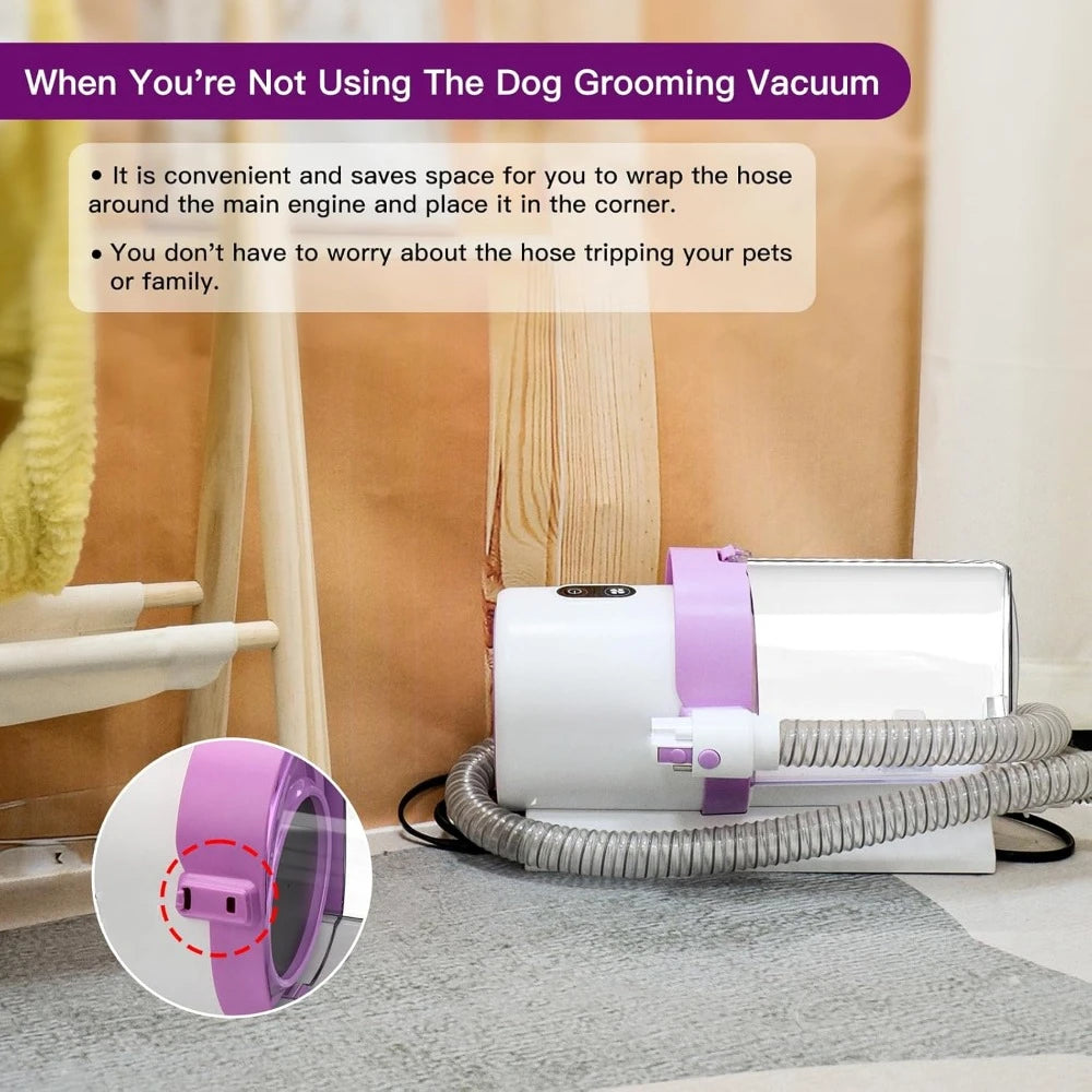 Pet Grooming Vacuum Kit