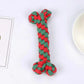 Christmas Series Dog Cotton Rope Toys