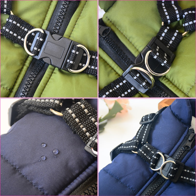 Pet Harness Vest Waterproof Dog Jacket