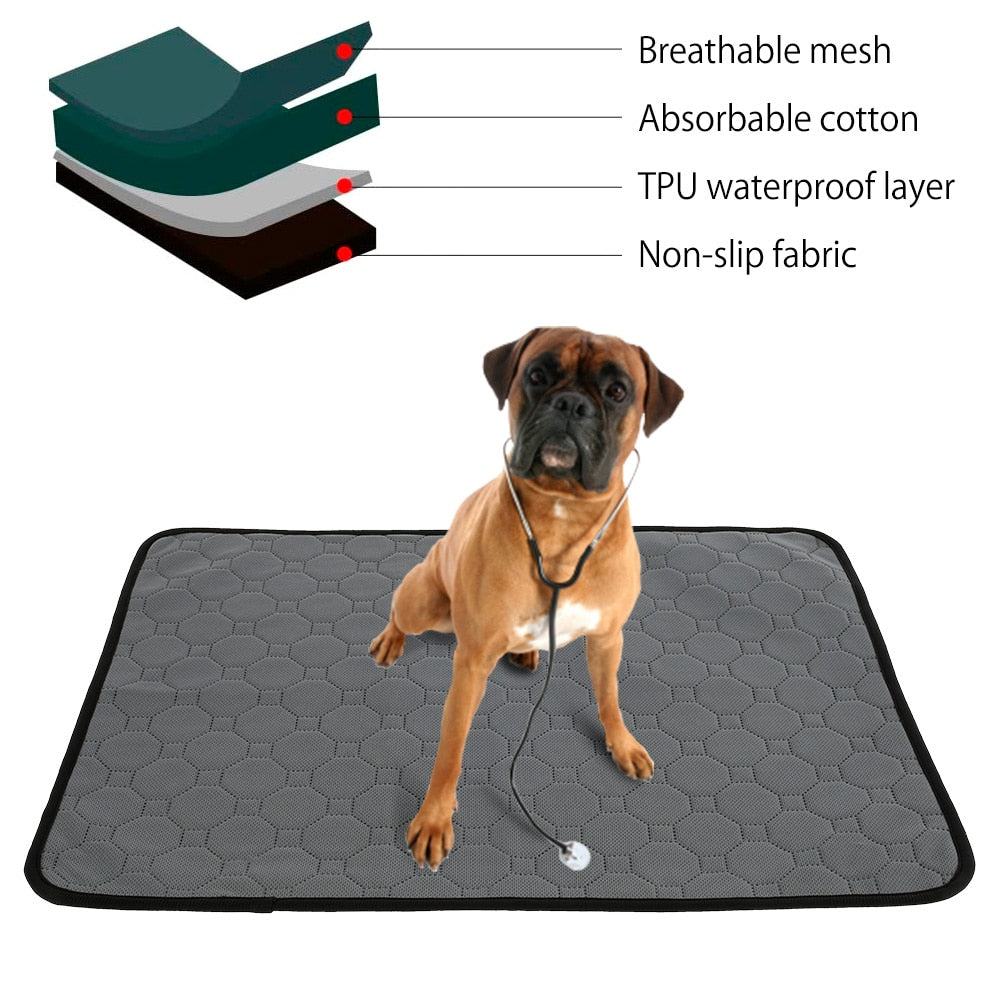 Training Pee Pad Cooling Blanket Reusable Absorbent