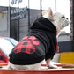 Thick Paw Print or Heart Print Pet Hoodie