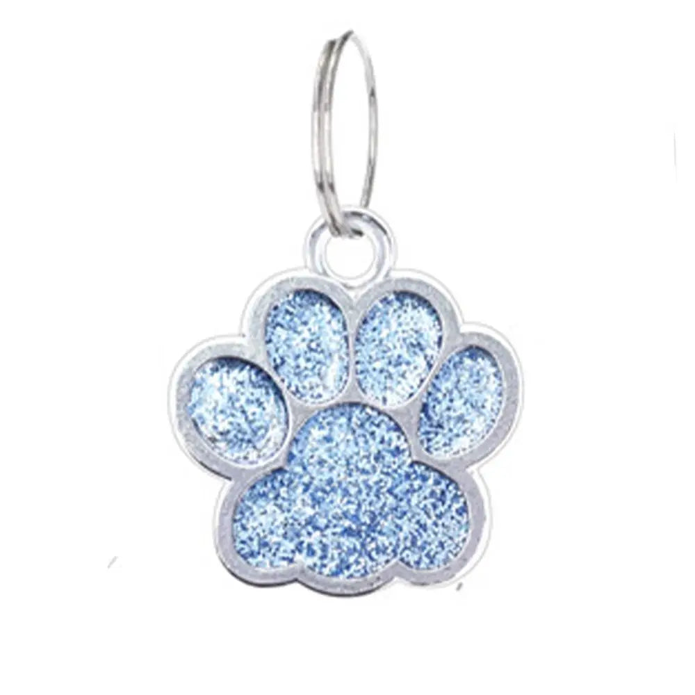 Cat & Dog Paw Print ID Tags