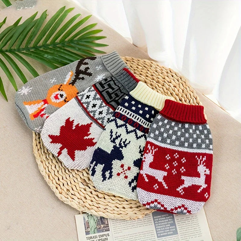 Graphic Christmas Pet Sweaters