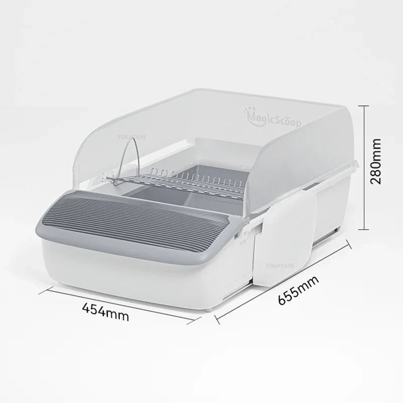 Self-cleaning Open Cat Litter Box Automatic Intelligent