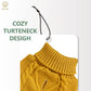 Sweater with Sleeves, Cable Knit, and D-ring Hole Detail for Small and Large Dogs