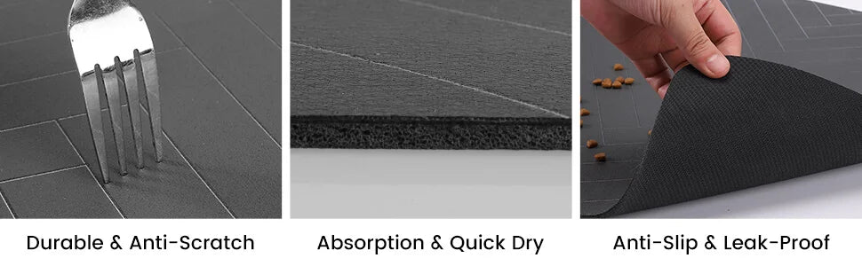 Absorbent Pet Placemat For Food and Water Dish