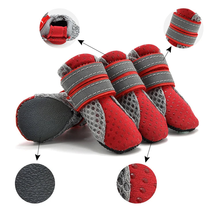 Reflective Waterproof Pet Shoes