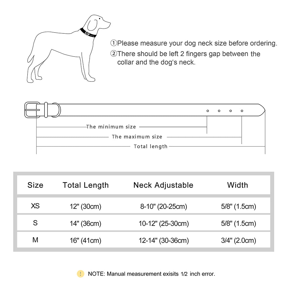 Rhinestone Dog Collar For Small and Medium Dogs