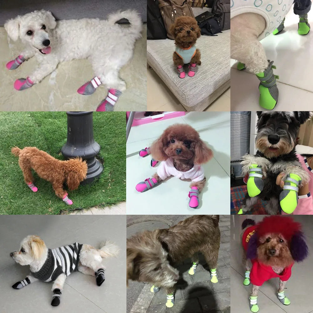 Reflective Waterproof Pet Shoes