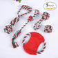 Christmas Series Dog Cotton Rope Toys