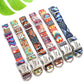 Adjustable Nylon Dog Collar Personalized Dogs Cat ID Collars With Engraved Name Buckle